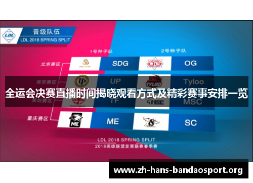 全运会决赛直播时间揭晓观看方式及精彩赛事安排一览 全运会决赛直播时间揭晓观看方式及精彩赛事安排一览