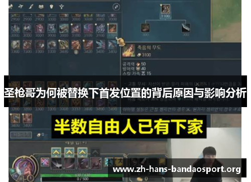 圣枪哥为何被替换下首发位置的背后原因与影响分析