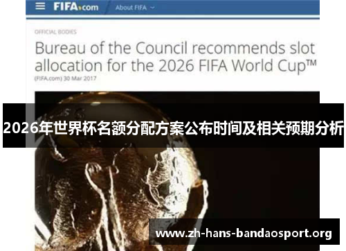 2026年世界杯名额分配方案公布时间及相关预期分析